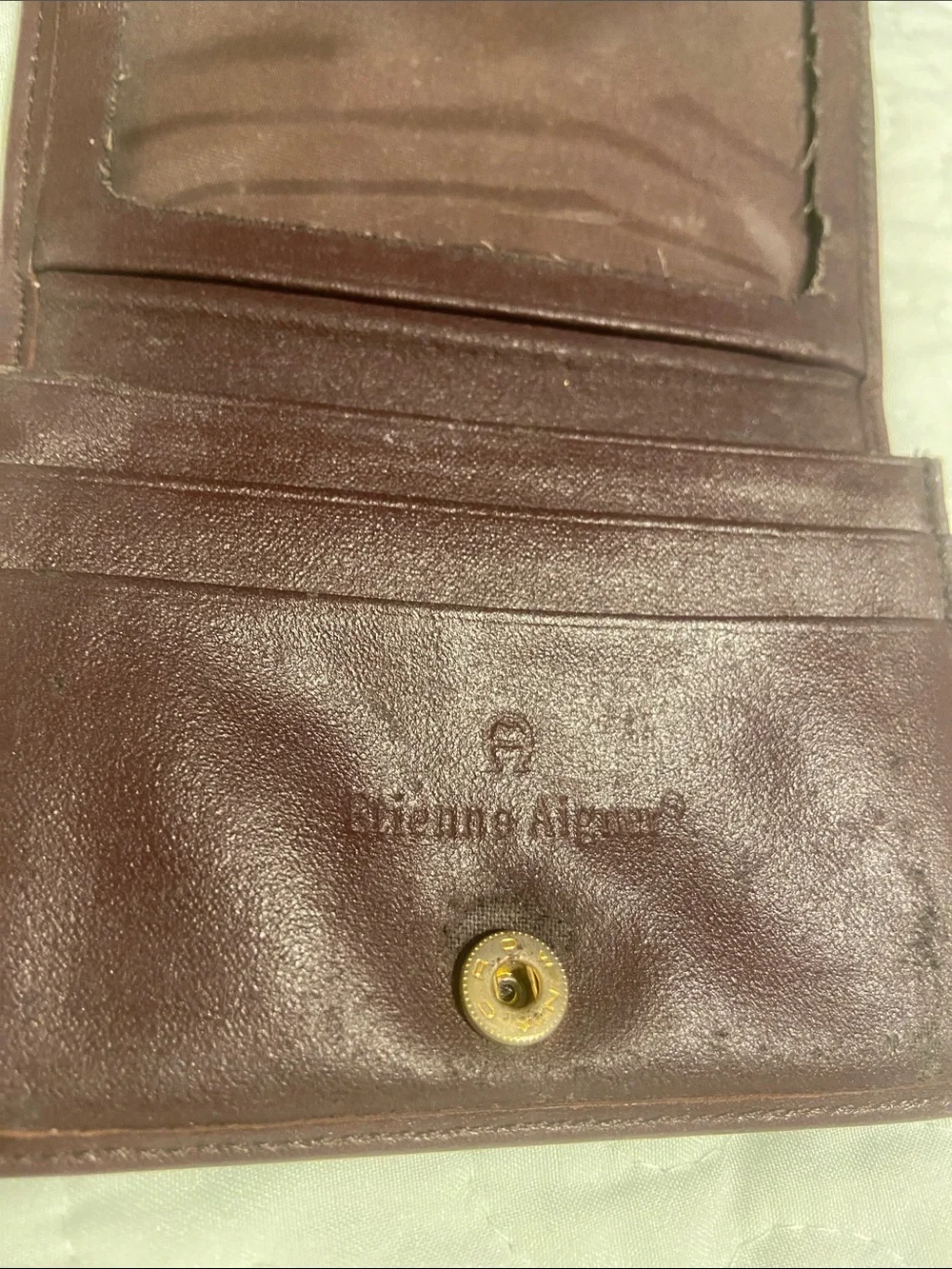 Eitenne aginer vintage card case